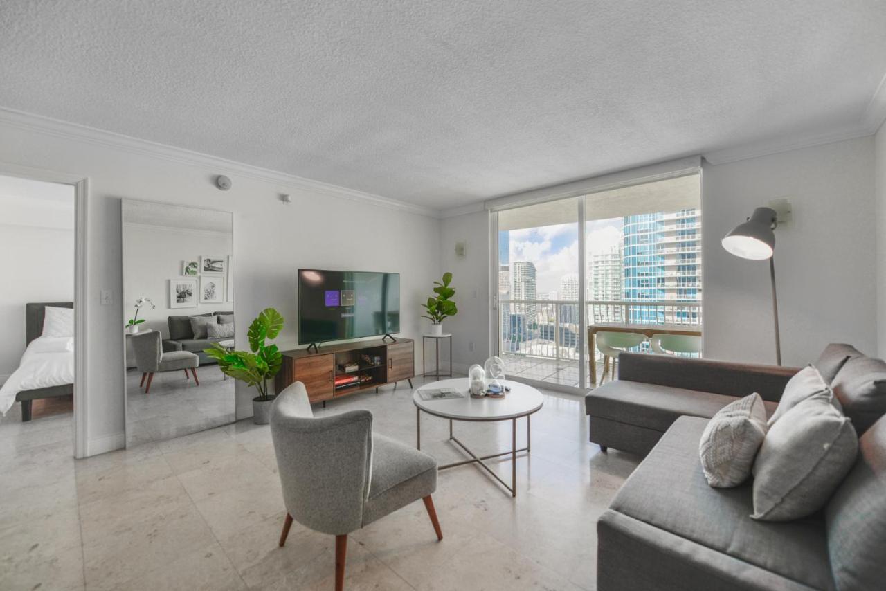 Centric Modern 40Thfloor Brickell Condo Free Parking By Palermo Home Маями Екстериор снимка